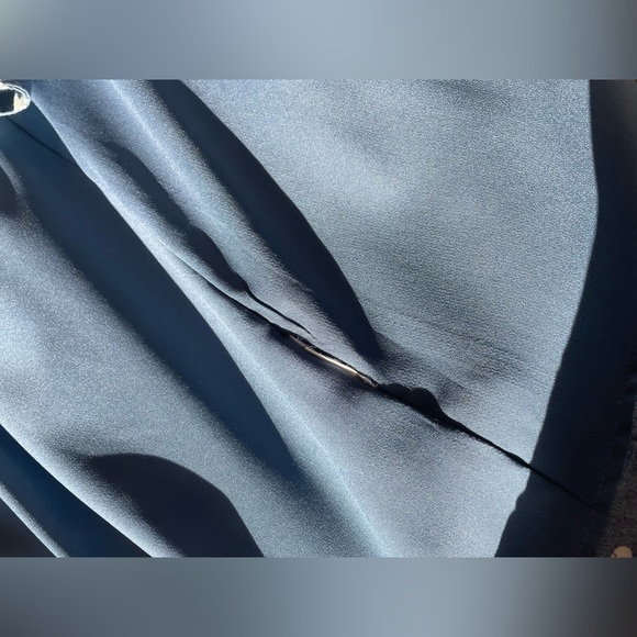 Gap midi blue and white floral wrap dress; Size 6 - Picture 7 of 8